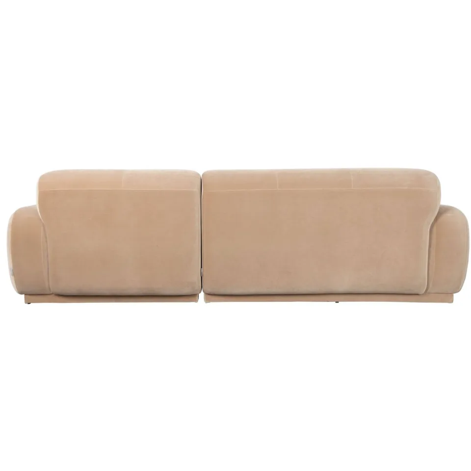Zuiver 4-zitsbank Hazel rechts - beige, foto 3