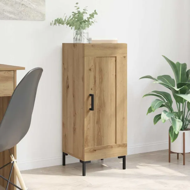 vidaXL Dressoir Olden Artisan Eiken 34,5 x 34 x 90 cm, foto 2