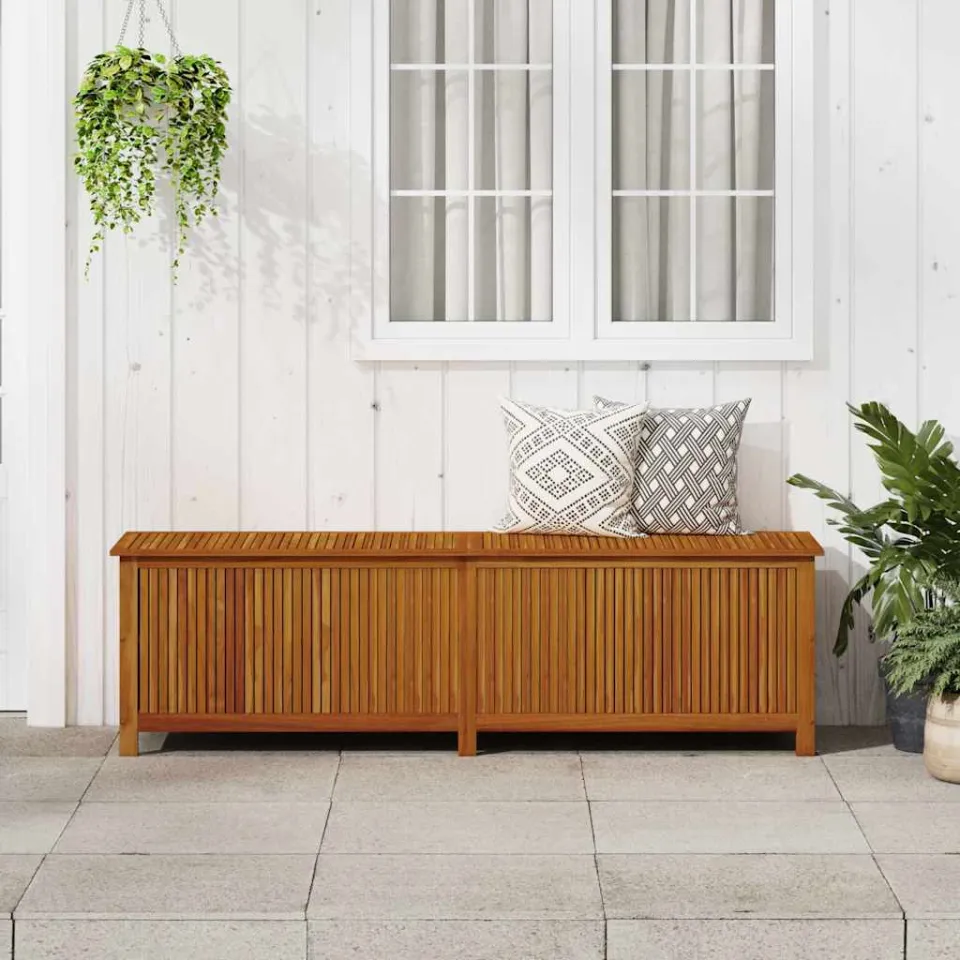 vidaXL Tuinbox 200x50x58 cm massief acaciahout bruin, foto 3