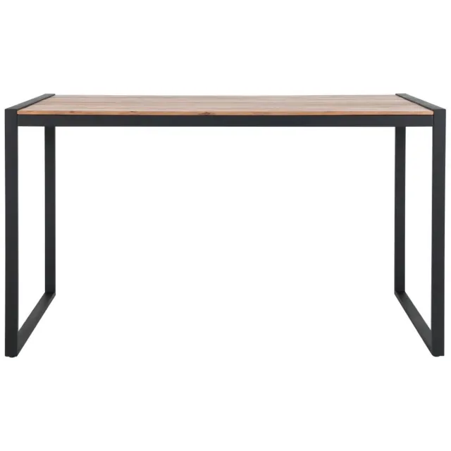 Bolero Industriële Bartafel van Staal en Acacia 1800x900 Mm - DK905 - Horeca & Professioneel Hout