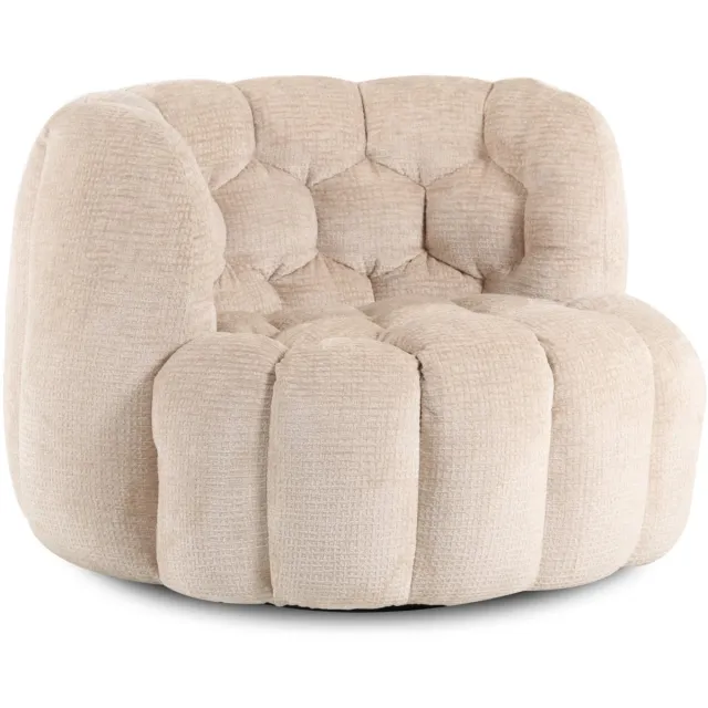 DÉJA Living Draaifauteuil Trones - Beige - 100x98x72cm