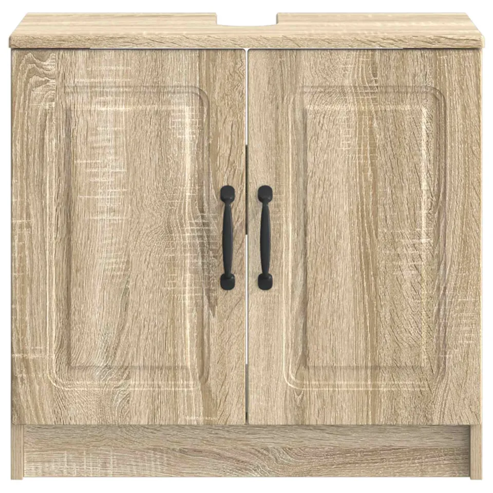 vidaXL Badkamer wastafelkast UTRECHT Sonoma Eiken 59,5 x 31,5 x 59 cm, foto 4