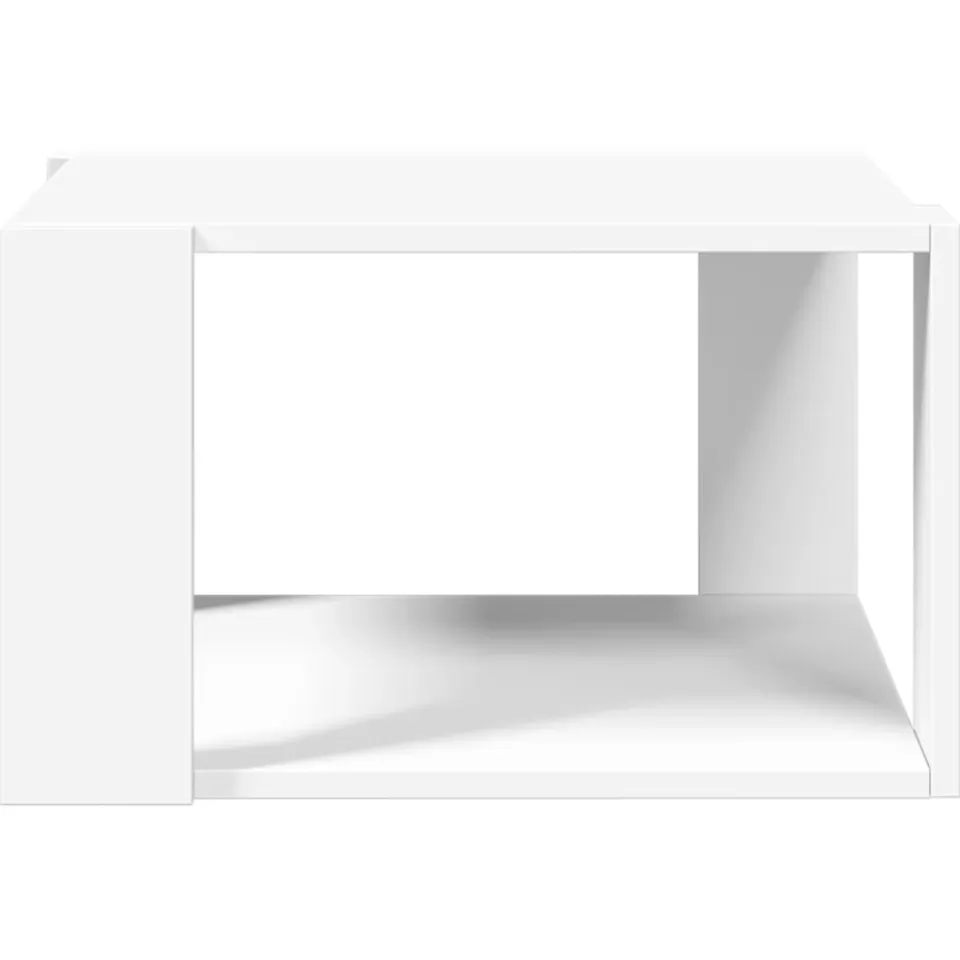 vidaXL Salontafel Wit 51,5x51,5x30 cm Bewerkt Hout, foto 4