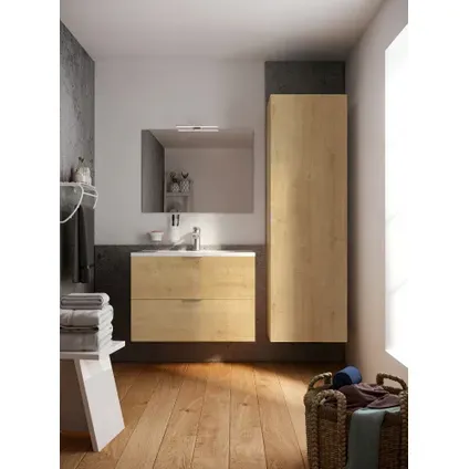 Allibert Badmeubelset Euro Pack 80cm Met 2 Lades Arlington Eik hout, foto 2