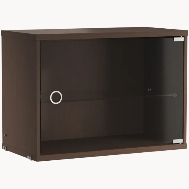 String Furniture Displaykast String System met draaideur, B 58 x D 30 cm Transparant