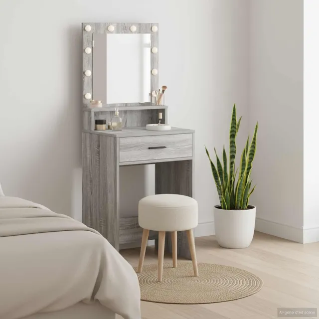 vidaXL Plafondtafel Grijs Sonoma 50 x 41 x 135 cm Bewerkt hout, foto 2