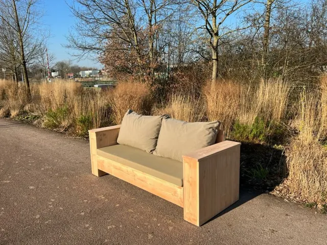 NordXL Douglas tuinbank Aster met brede armleuningen