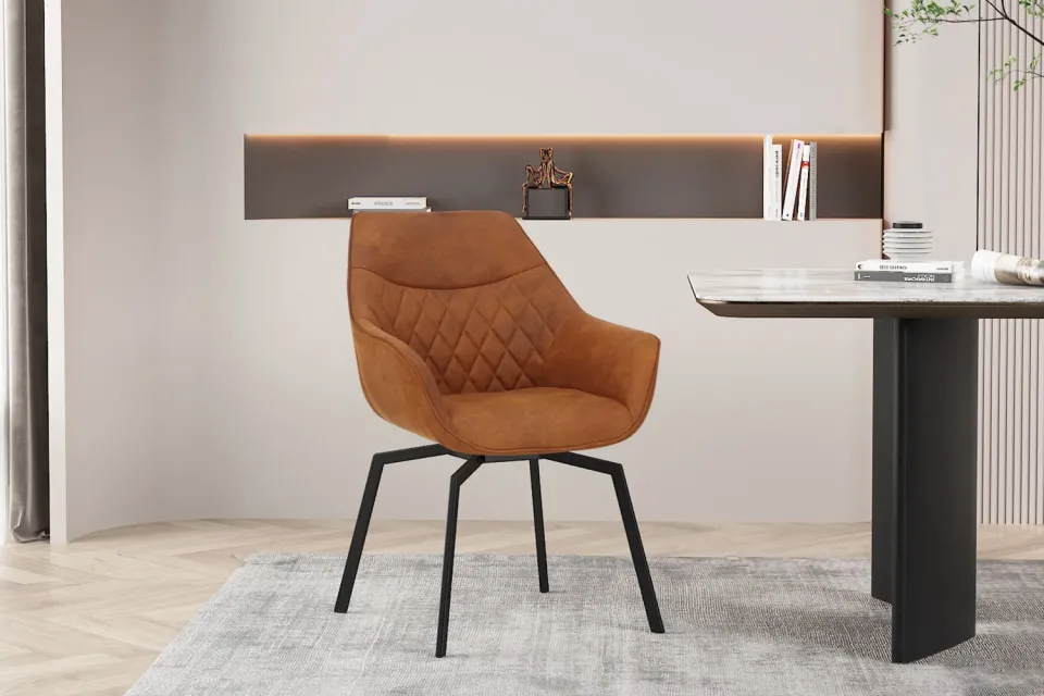 Eetkamerstoel Lizette cognac, foto 6