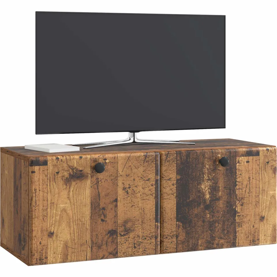 vidaXL Wandbeugel TV-kast 78,5 x 31 x 30 cm Oud hout Bewerkt hout Bruin