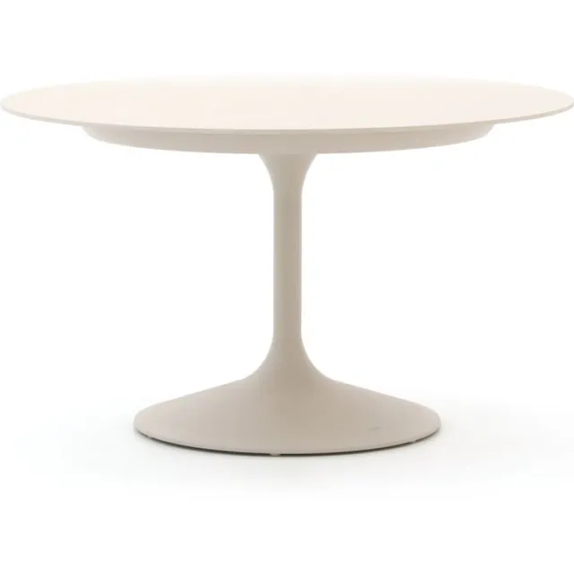 Suns Nova low dining tuintafel ø 120cm (h: 68cm) Taupe