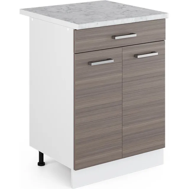 Vicco R-Line Universele onderkast – 60 cm met laden Grijs