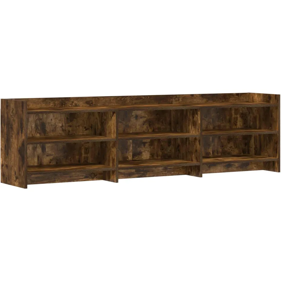 vidaXL TV-kast 168 x 33 x 47 cm Gerookt eiken Bewerkt hout, foto 3