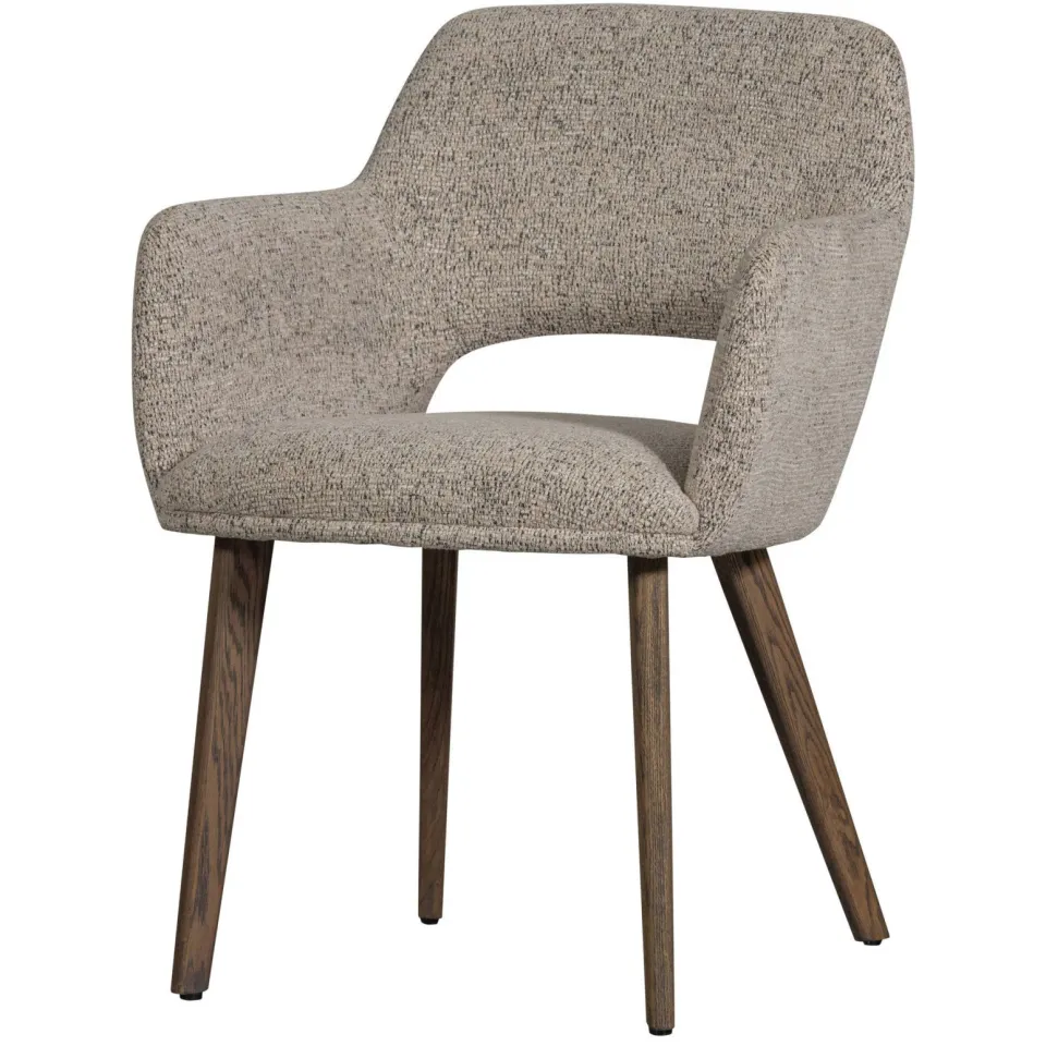 WOOOD Murat eetkamerstoel beige, foto 2