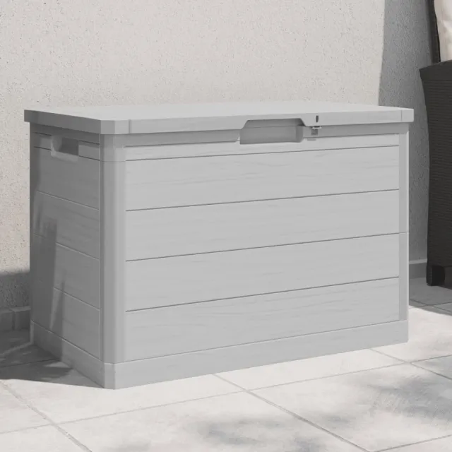 vidaXL Kussenbox 77,5x44,5x53 cm polypropeen grijs, foto 2
