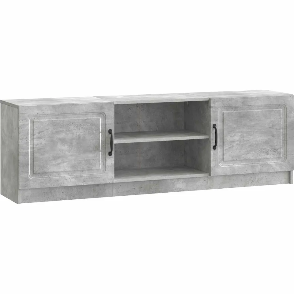 vidaXL Tv-meubel 150 x 31 x 47 cm Betongrijs Bewerkt hout grijs, foto 3