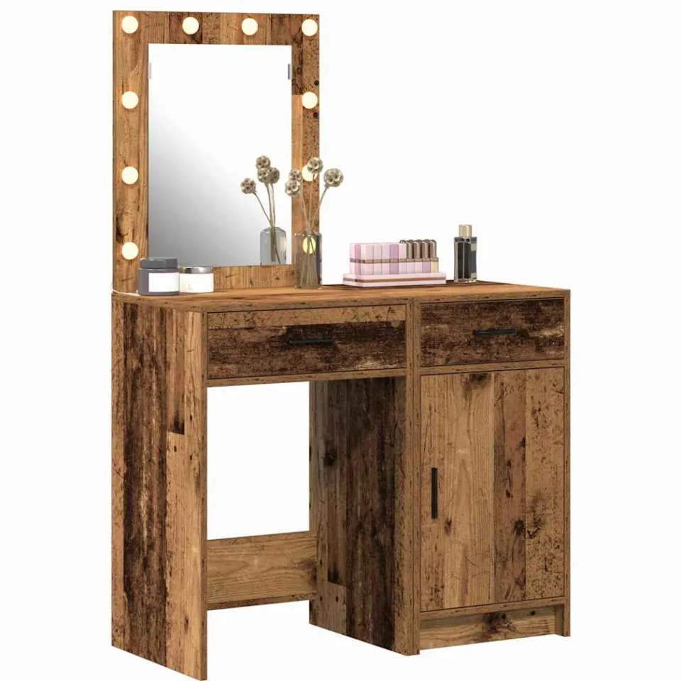 vidaXL Plafondtafel 2 st Bruin 50 x 41 x 135 cm Bewerkt hout