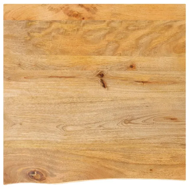 vidaXL Tafelblad met natuurlijke rand 40x40x2,5 cm massief mangohout Bruin