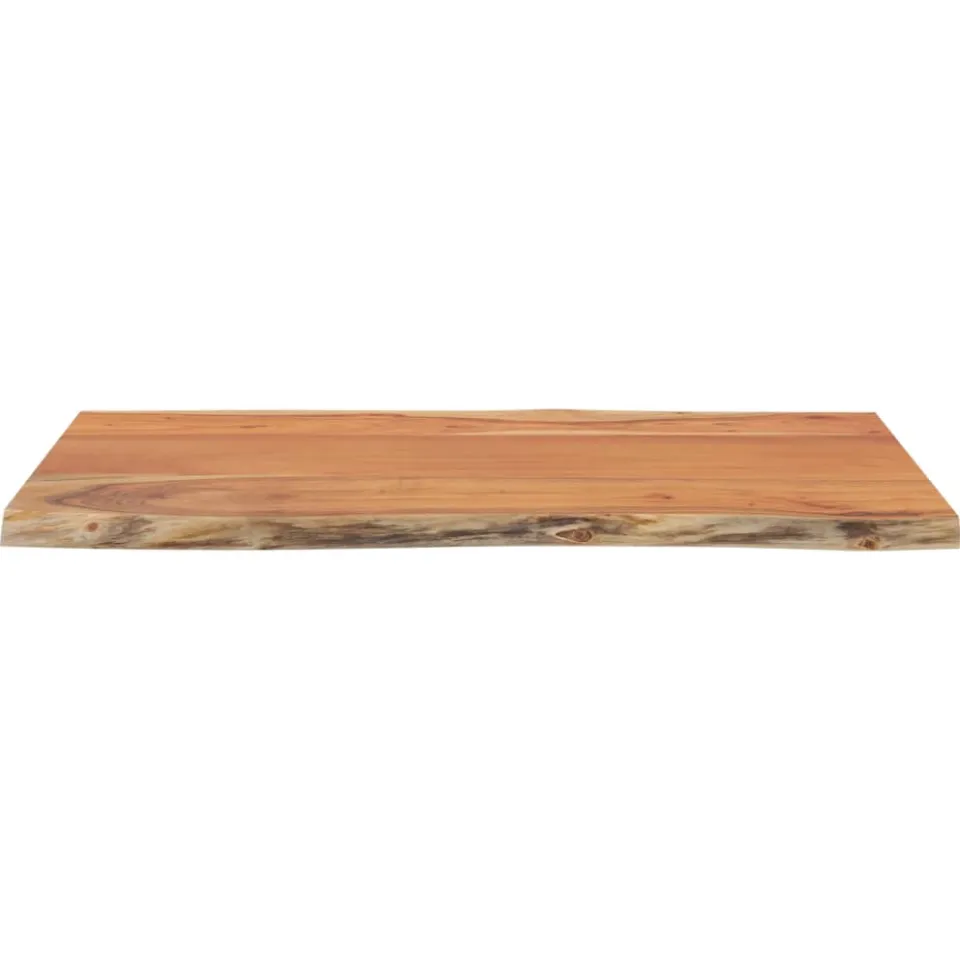 vidaXL Tafelblad rechthoekig natuurlijke rand 60x40x2,5 cm acaciahout Bruin
