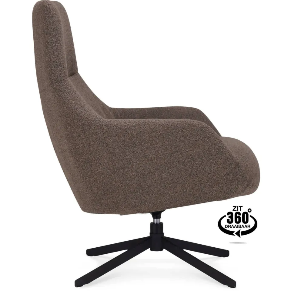 Wehkamp Home fauteuil bruin, foto 3