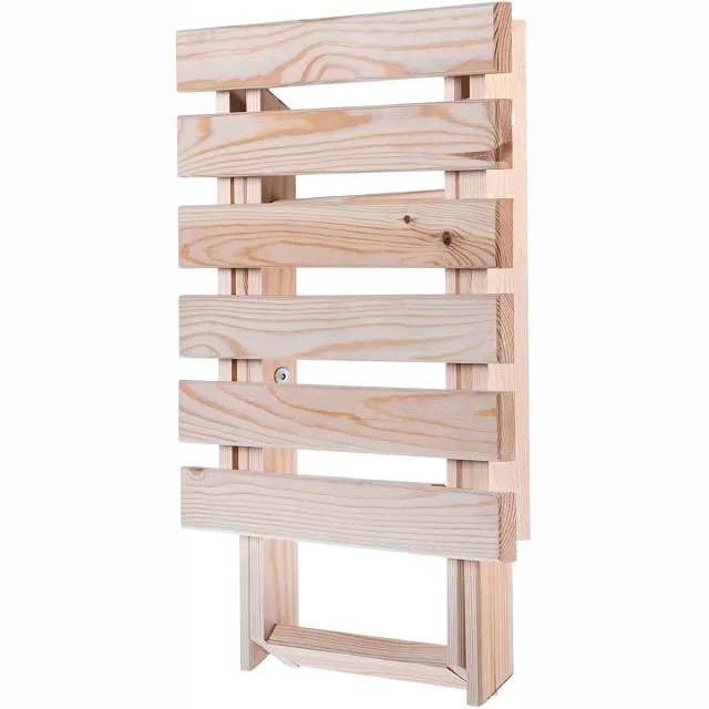 KADAX Salontafel voor ligstoelen Anjouin naturel 39 x 37 cm Multicolor