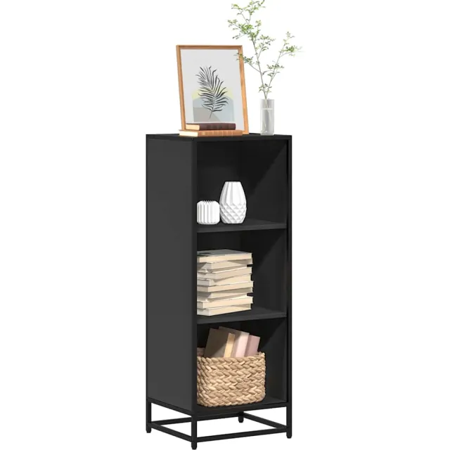 vidaXL Boekenkast 40x35x107,5 cm bewerkt hout zwart