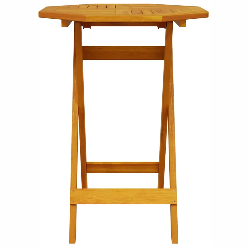 vidaXL 3-delige Bistroset inklapbaar massief acaciahout bruin, foto 4