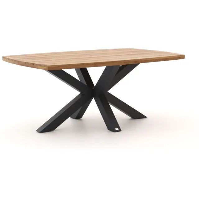 Bellagio tuinmeubelen Bellagio Induno Deens Ovaal dining tuintafel 180x110cm Bruin