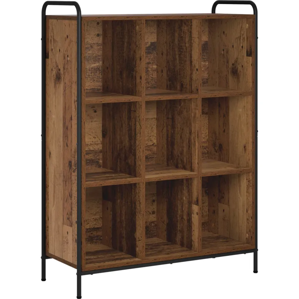 vidaXL Boekenkast 57 x 33 x 111 cm Bewerkt hout Oud hout bruin, foto 3