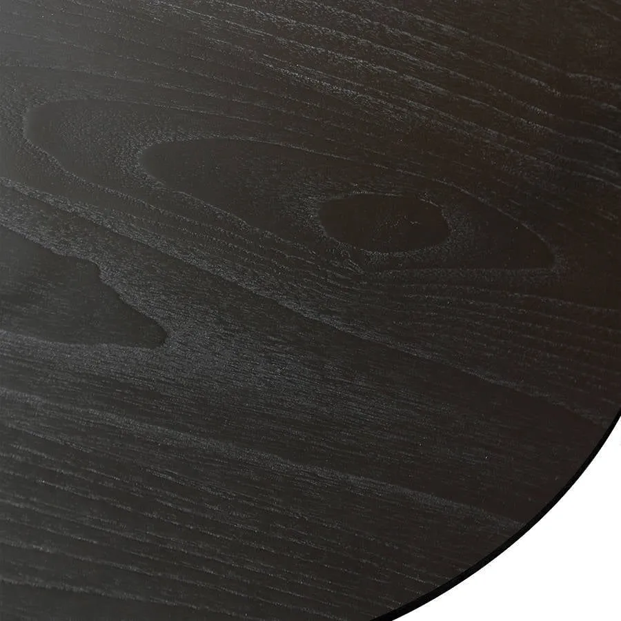 HKLIVING eetkamertafel Pillar (⌀140 cm) zwart, foto 3
