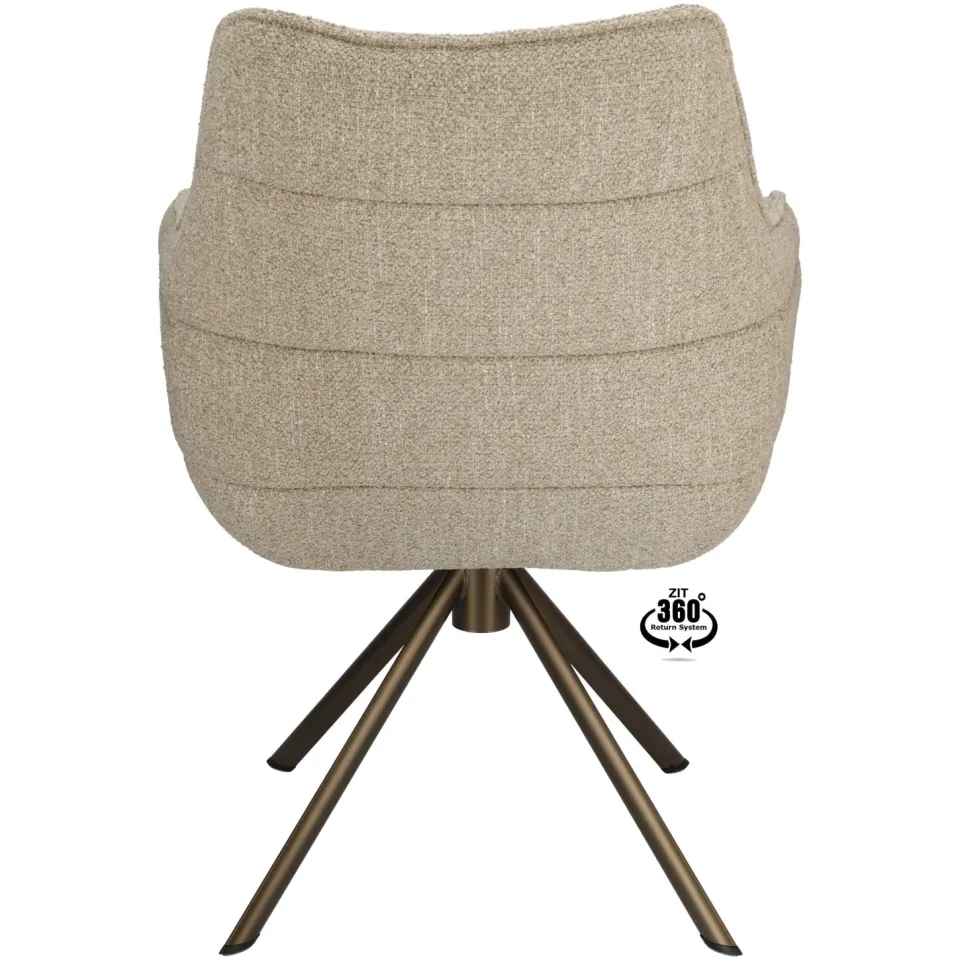 Wehkamp Home armstoel Mové beige, foto 5