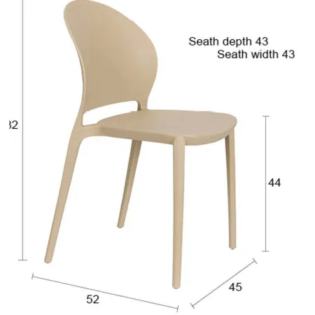 Housecraft Living Sjoerd tuinstoel beige, foto 5