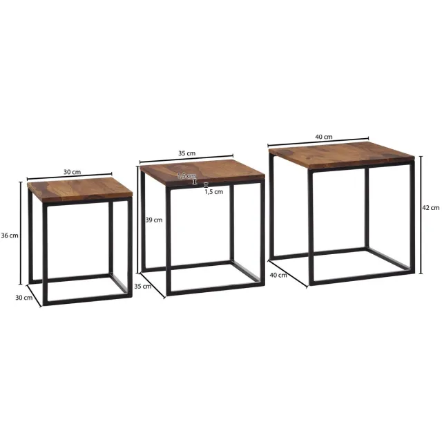 Sky Style Mai Bijzettafel Set Zie omschrijving