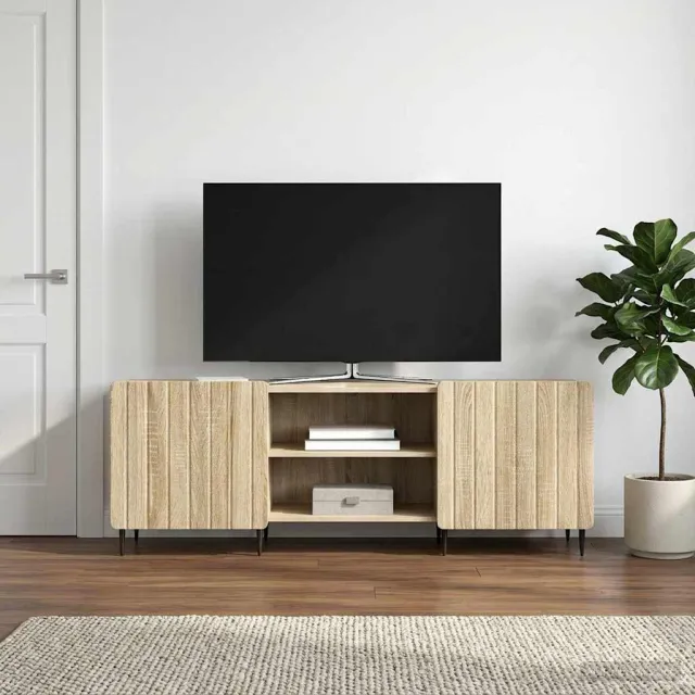 vidaXL TV-kast Sonoma Eiken 150 x 31 x 52 cm Bewerkt hout, foto 2