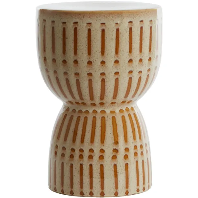 Light & Living Bijzettafel Finca - Wit - 28.5x28.5x42cm - Modern
