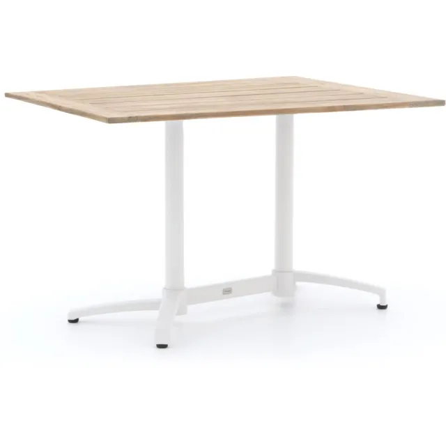 Bellagio tuinmeubelen Bellagio Canzo klaptafel 140x80x75cm wit, foto 2