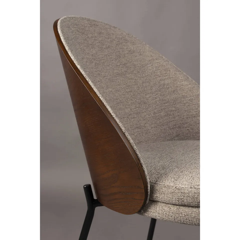Dutchbone Rodin eetkamerstoel beige, foto 5