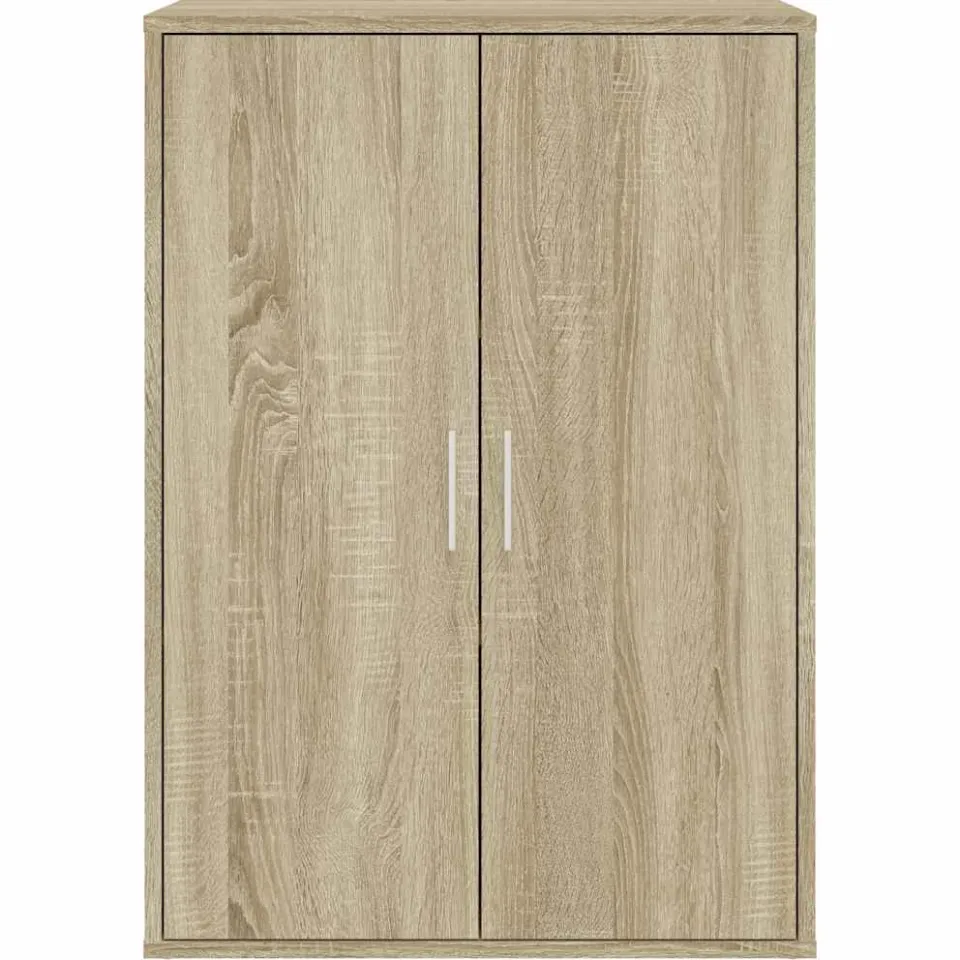 vidaXL Dressoir 60x31x84 cm bewerkt hout sonoma eikenkleurig, foto 4