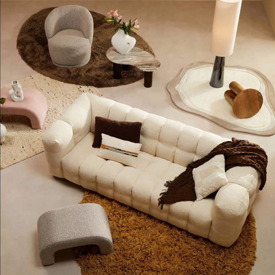 NOUS Living Mint 3-zitsbank ivoor, foto 5
