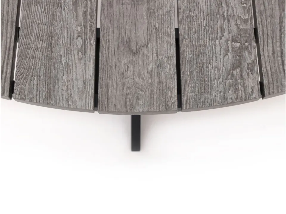 Bellagio tuinmeubelen Bellagio Fidenza dining tuintafel ø149cm zwart, foto 4