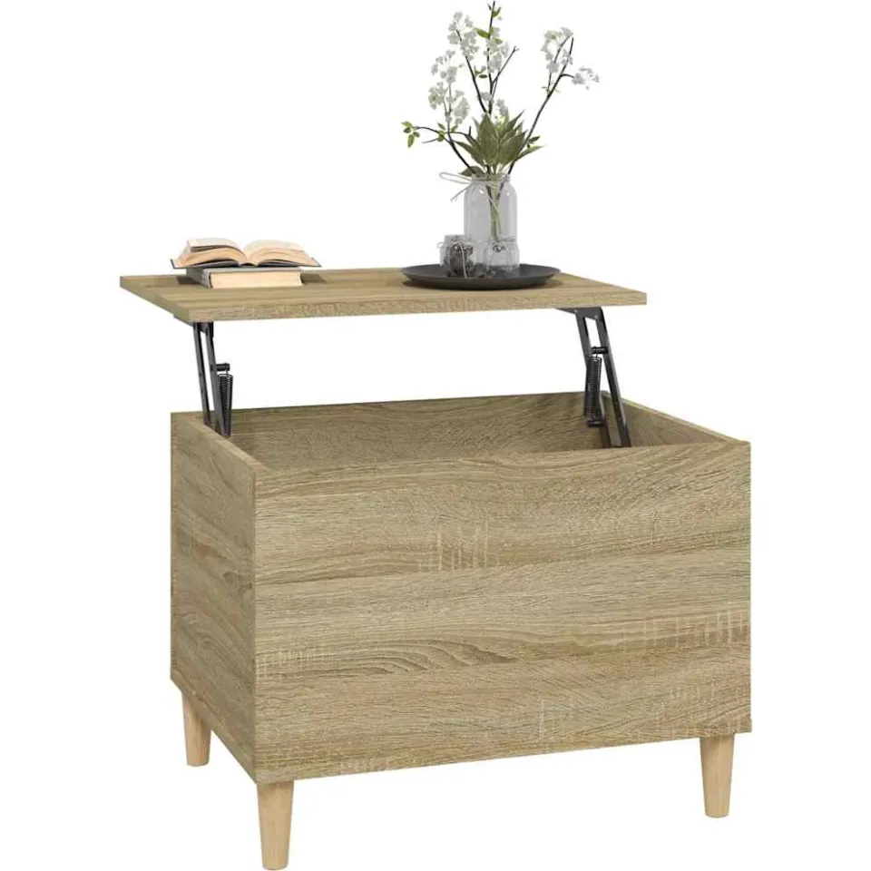 vidaXL Salontafel 60x44,5x45 cm bewerkt hout sonoma eikenkleurig, foto 4