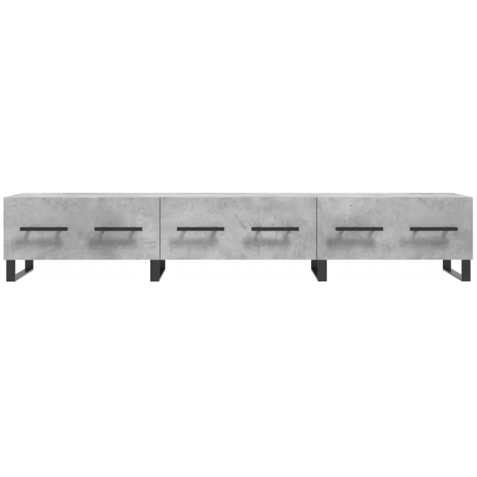 vidaXL Tv-meubel 150x36x30 cm bewerkt hout betongrijs