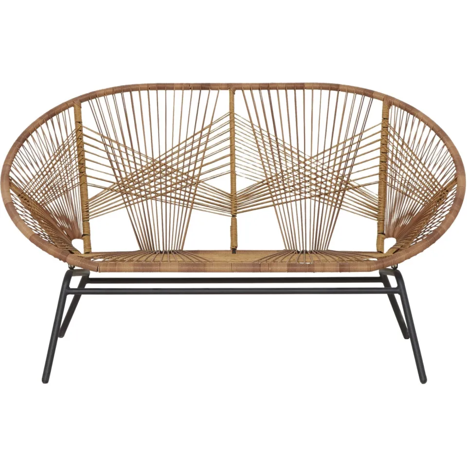 NOUS Garden tuinbank Miami naturel/zwart, foto 4