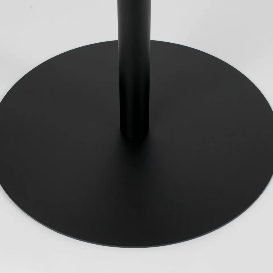Zuiver ronde bistro tafel Snow Ø 57 zwart, foto 5