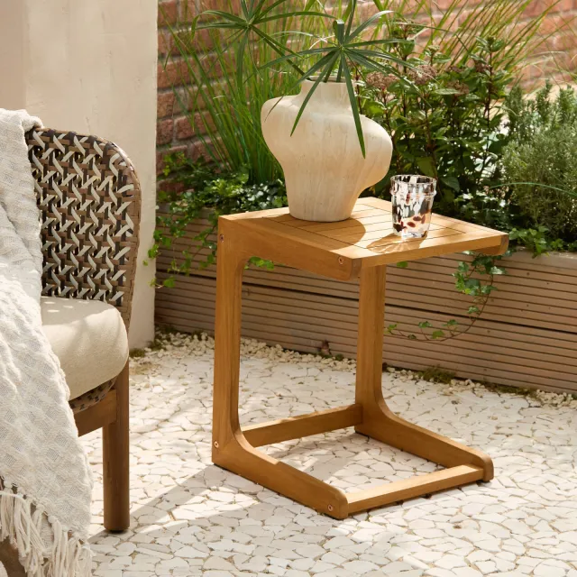 NOUS Garden bijzettafel (38x38 cm) Myra Naturel