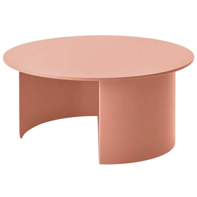 FÉST ronde houten salontafel Plateau - terracotta
