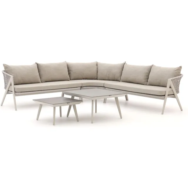 Manifesto Furniture Manifesto Valsecca hoek loungeset 5-delig Taupe