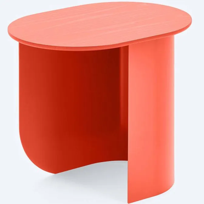 FÉST Plateau ovale bijzettafel rood, foto 2