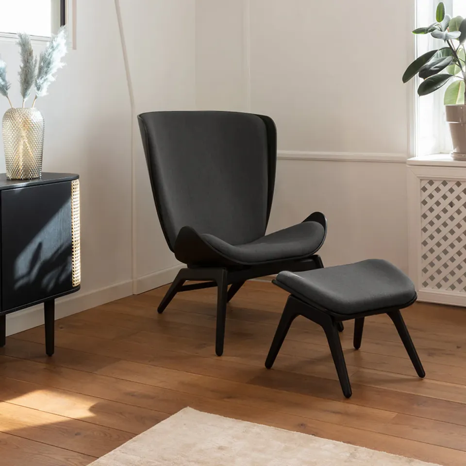 Umage The Reader zwart houten fauteuil shadow, foto 4