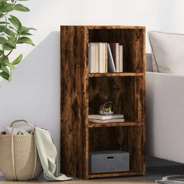 vidaXL Dressoir 40x41x93 cm bewerkt hout gerookt eikenkleurig, foto 2