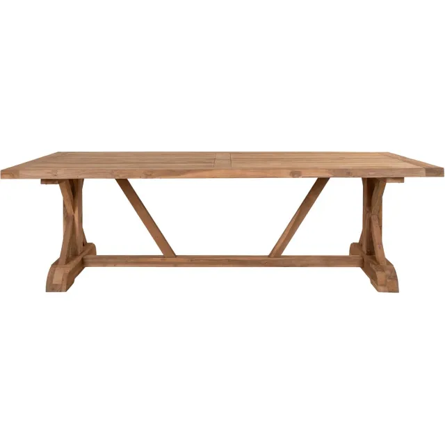 House Nordic Tuintafel Naturel Teakhout - 240x100x75cm - House Nordic